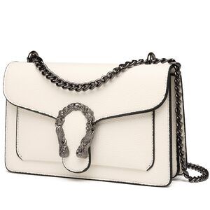 7901 Leather Crossbody Bags - Medium Crossbody Designer Handbags White